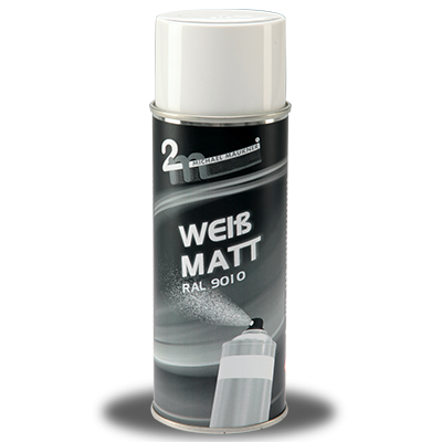 Weiss-Matt RAL 9010 Spraydose  400ml