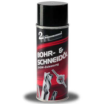 Bohr- und Schneidöl DVGW, Wasser abwaschbares Metallbearbeitungsöl in 400ml Spraydose