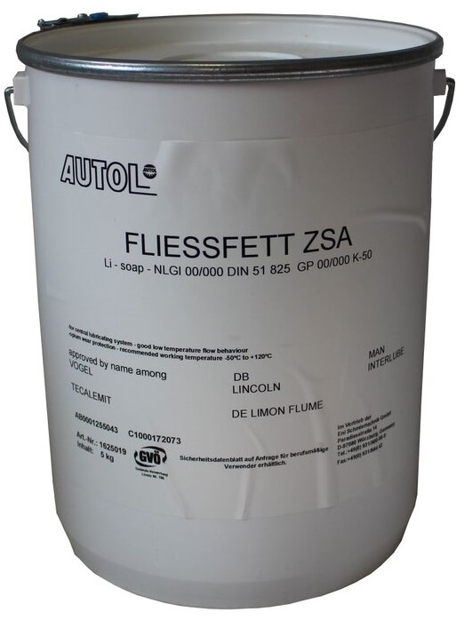 AUTOL Fliessfett ZSA im 5kg/Kessel