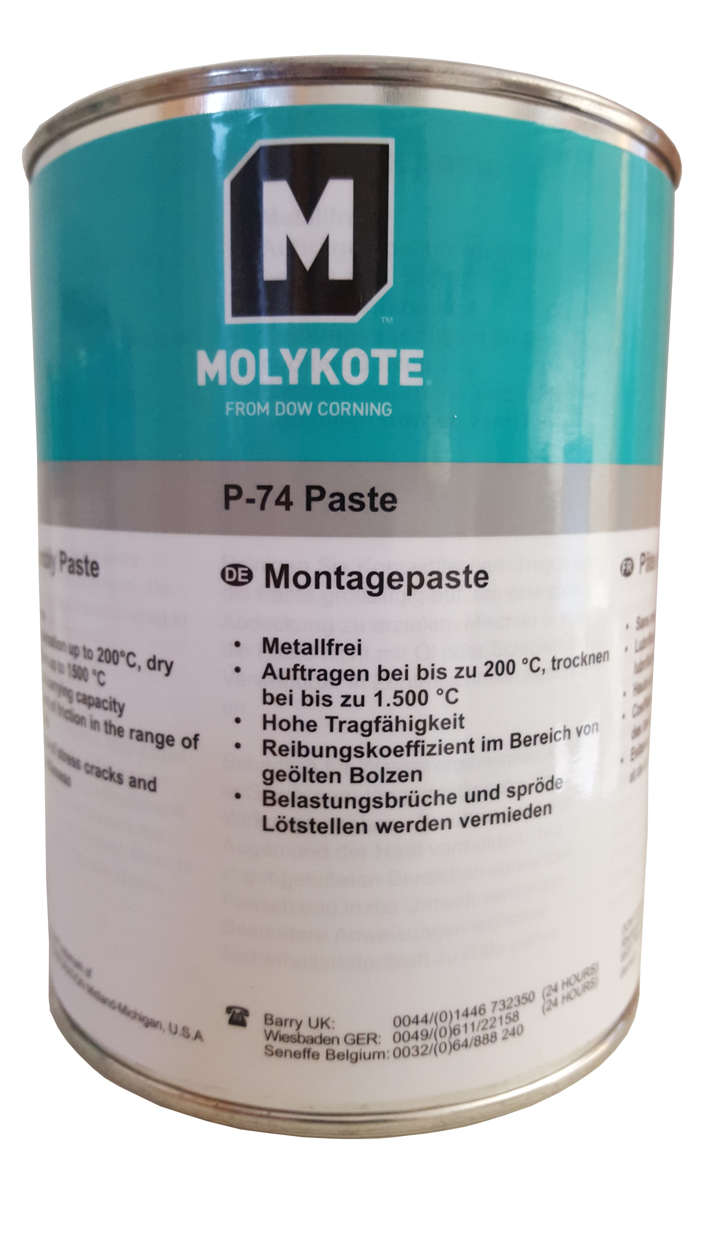 MOLYKOTE P-74 Montagepaste in 1kg Dose