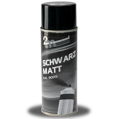 Schwarz Matt Spraydose  400ml (Ral 9005)