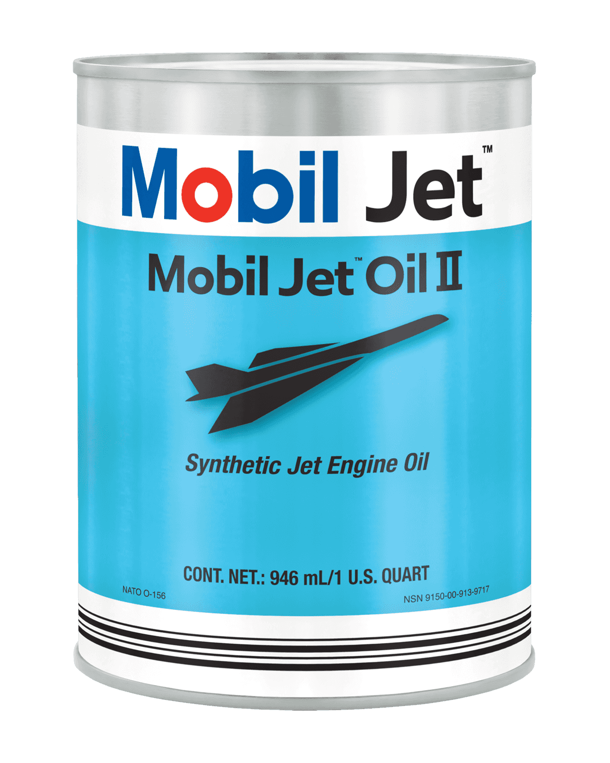 Mobil Jet Oil II - Gasturbinenschmierstoff für Flugzeuge in 24 x 946ml (0.25 USG)