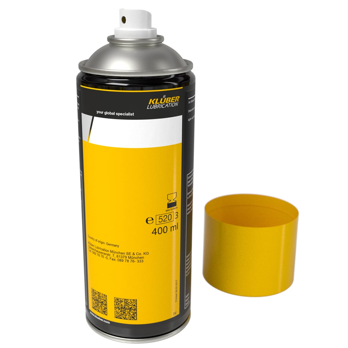 Klüber Altemp Q NB 50 Spray - Schmier- und Montagepaste in 400ml/Spraydose