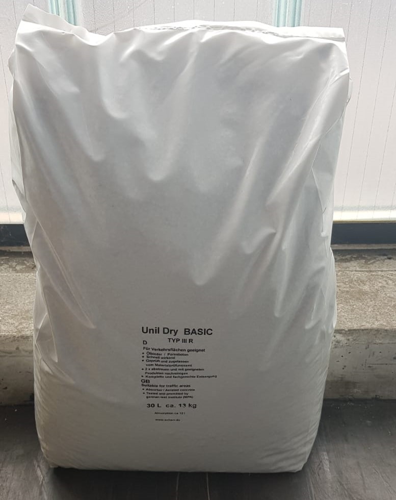 Öl- und Chemikalienbinder Unil Dry Basic  Typ III R im 13kg Sack